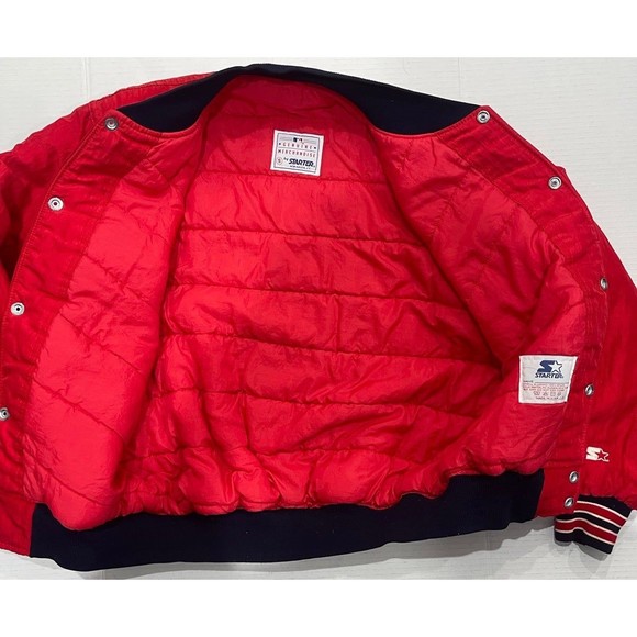 VINTAGE Starter MLB St. Louis Cardinals 80/90s Bomber Old Logo Jacket Coat Small - Picture 3 of 11